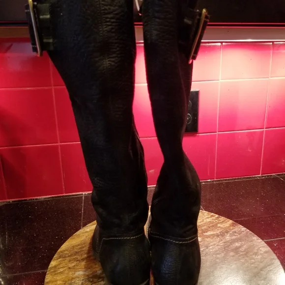 Paul Green Munchen Austria Knee High Black Boots - Picture 3 of 8